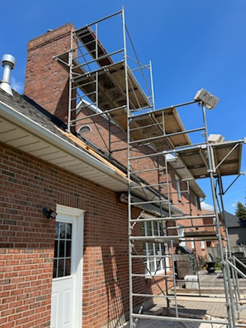 Chimney repair project