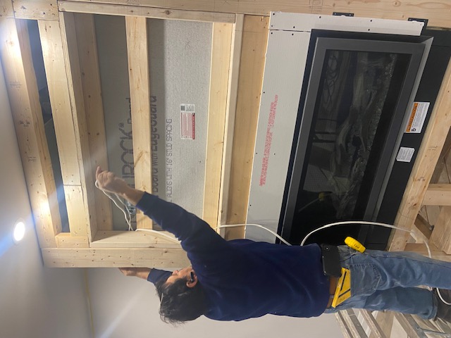 Fireplace build project