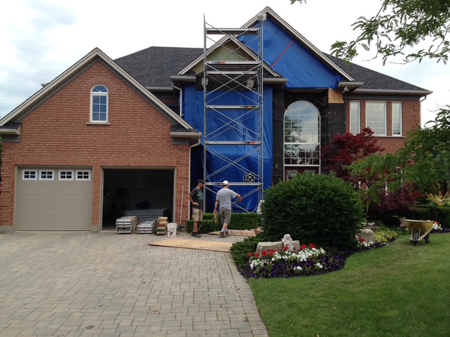 House refacing project